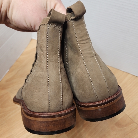 Dune London Leather Beige Tan Byron Chelsea Boots Mens Size 7M EU 40 main image 12